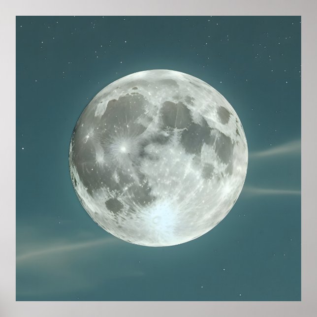 Vollmond Poster (Vorne)