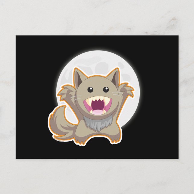 Vollmond Postkarte (Vorderseite)