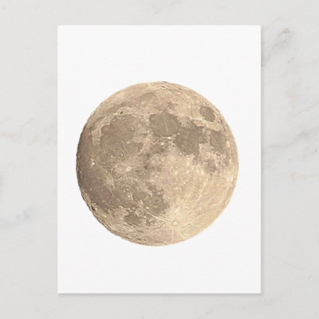 Vollmond Postkarte (Vorderseite)