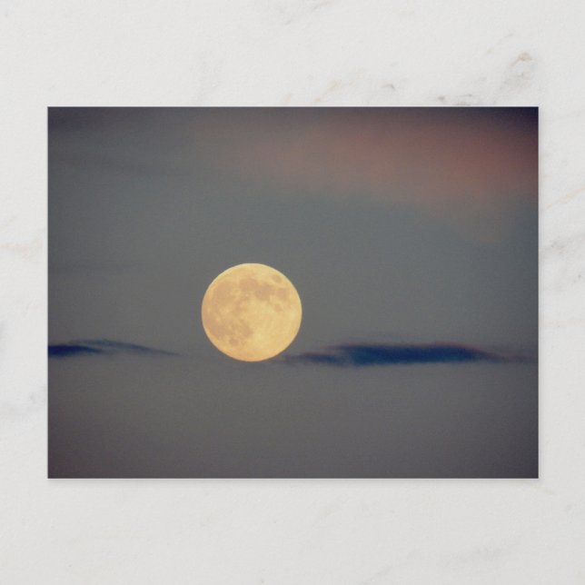 Vollmond Postkarte (Vorderseite)