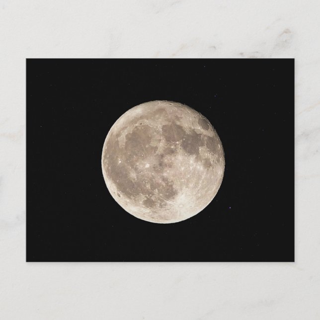 Vollmond Postkarte (Vorderseite)
