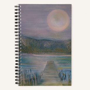 Vollmond-Rainer-Rilke-Zitat Notizbuch