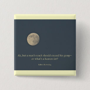 Vollmond Robert Browning Zitat Button