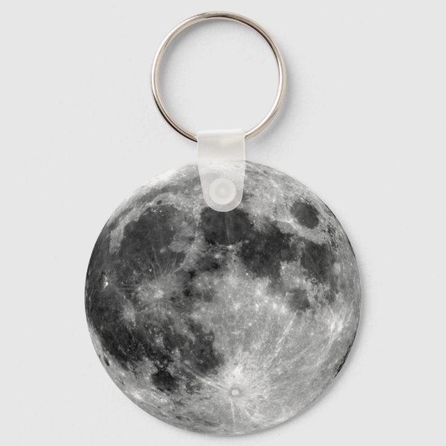 Vollmond Schlüsselanhänger (Vorderseite)
