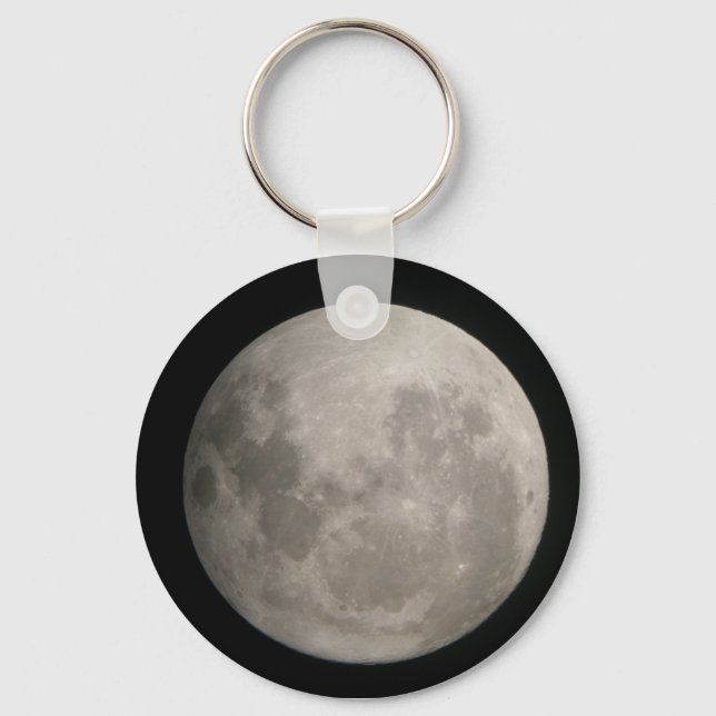 Vollmond Schlüsselanhänger (Vorderseite)