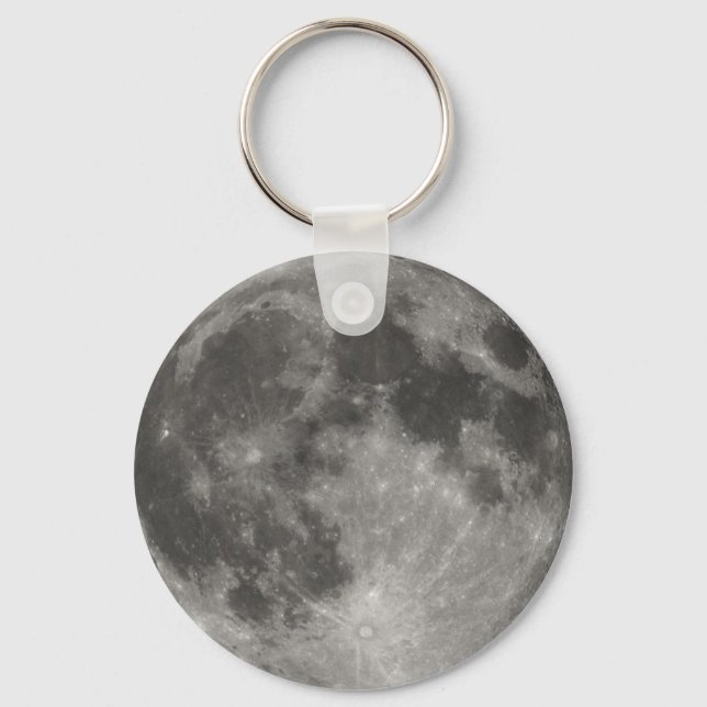 Vollmond-Schlüsselanhänger Schlüsselanhänger (Vorderseite)