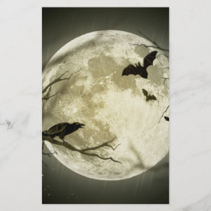 Vollmond-Scrapbook Briefpapier