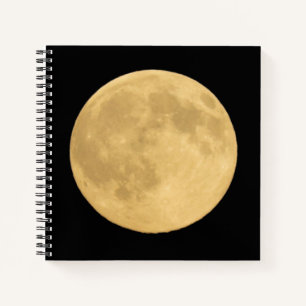 Vollmond Seattle, Washington Notizbuch