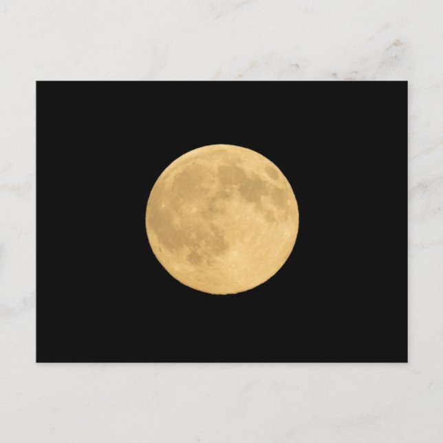 Vollmond | Seattle, Washington Postkarte (Vorderseite)