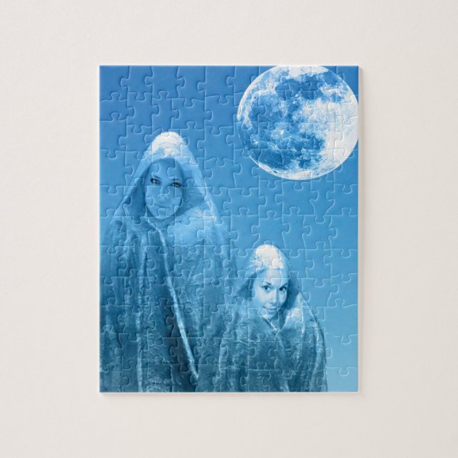 Vollmond steigt (Vertikal)