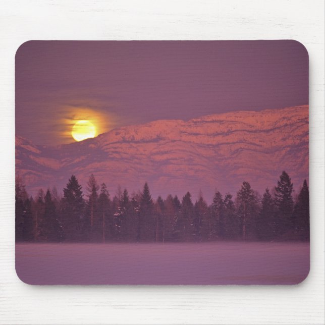 Vollmond steigt während der mousepad (Vorne)