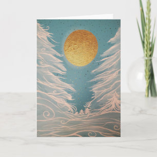Vollmond Supermond Karte