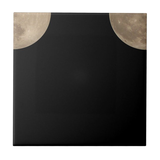 Vollmond Tiles Cool Moon Keramik Tiles Moon Deco Fliese (Vorderseite)
