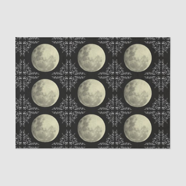 Vollmond-Tissue-Papier Seidenpapier (Vorderseite)