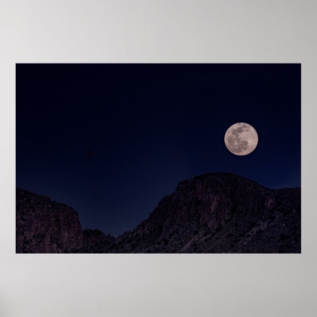 VOLLMOND ÜBER DEM BERG POSTER (Vorne)