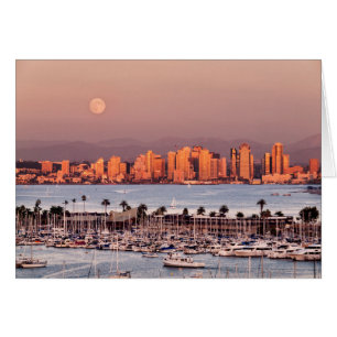 Vollmond über San Diego