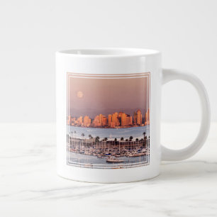 Vollmond über San Diego Jumbo-Tasse