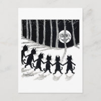 Vollmond und Katzen, Louis Wain