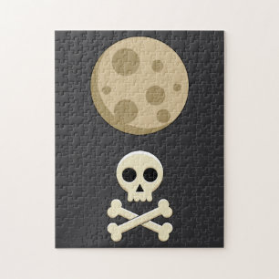 Vollmond und Totenkopf