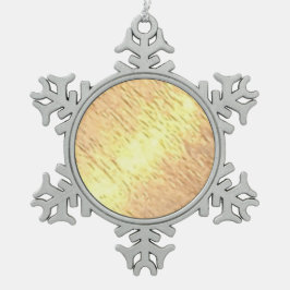 Vollmond-Zinnenschneeflocke Schneeflocken Zinn-Ornament