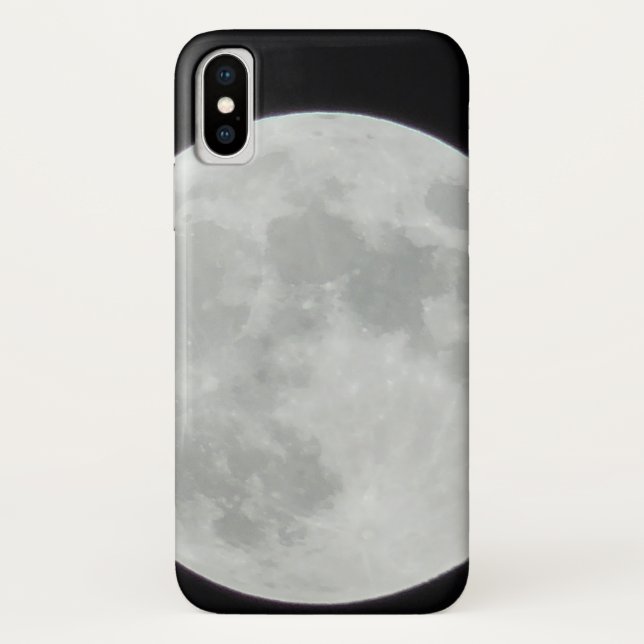 Vollmondfotografie Case-Mate iPhone Hülle (Rückseite)