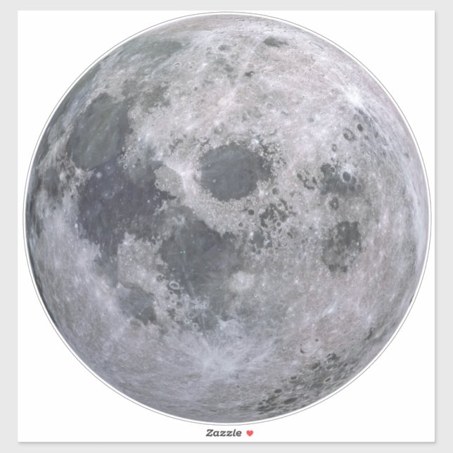 VOLLMOON 14"² Hautkleber Aufkleber (Blatt)