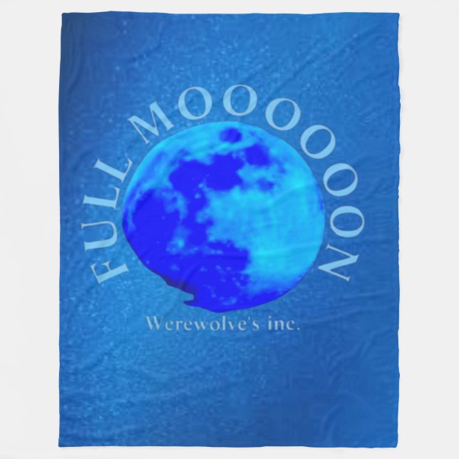 VOLLMOON FLEECEDECKE (Vorderseite)