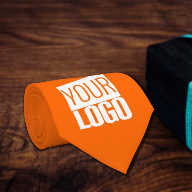 Vollneonorange - Logo hinzufügen Krawatte (Von Creator hochgeladen)