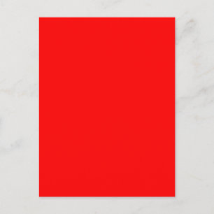Vollrotes Hintergrundfarbe kreieren Ihre eigenen W Postkarte