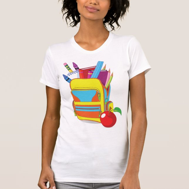 Vollschultasche Frauen T - Shirt (Vorderseite)