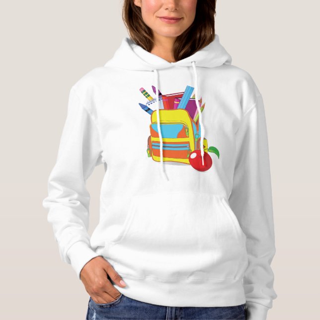 Vollschultasche Womens Hoodie (Vorderseite)
