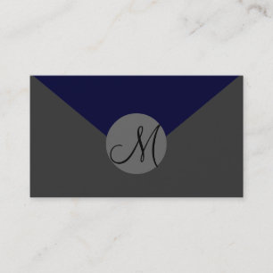 Vollständig anpassbare, monogramm Visitenkarten Visitenkarte