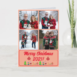 Vollständig anpassbare, traditionelle Weihnachtska Dankeskarte