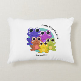 VOLLSTÄNDIG AUF GOTT-Personalisierte FROG Dekokissen