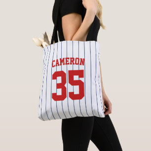 Vollständig bearbeitbare Farben Baseball Jersey S Tasche