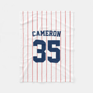 Vollständig bearbeitbare Farben Baseball Jersey St Fleecedecke