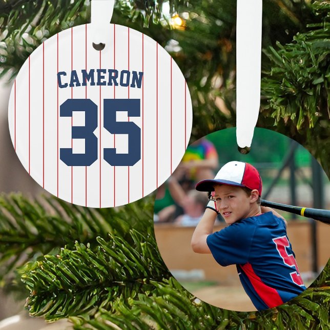 Vollständig bearbeitbare Farben Baseball-Trikot-St Ornament (Von Creator hochgeladen)