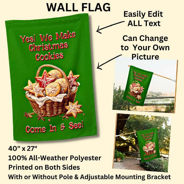 Vollständig bearbeitbare Weihnachtskekse Poster (Von Creator hochgeladen)