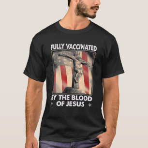 vollständig durch das Blut Jesu mit der Flagge C T-Shirt