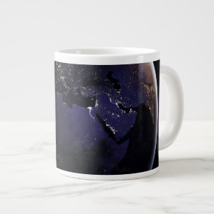 Vollständig erdacht, das die Lichter der Stadt Eur Jumbo-Tasse
