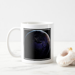 Vollständig erdacht, das die Lichter der Stadt Eur Kaffeetasse
