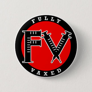 Vollständig geaxter Knopf - COVID-Impfstoff-Nachwe Button