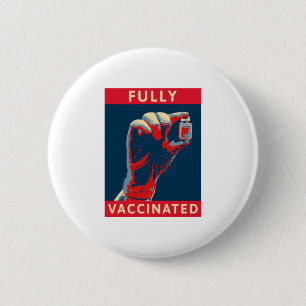vollständig geimpft button