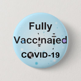 Vollständig geimpft COVID-19 Button
