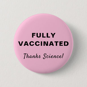 Vollständig geimpft dank Science Pink Button