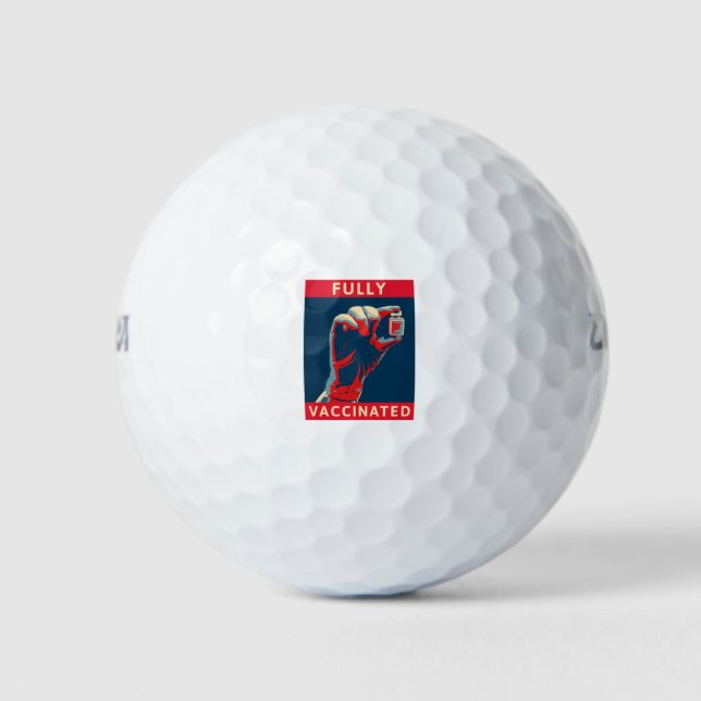 vollständig geimpft golfball (Vorderseite)