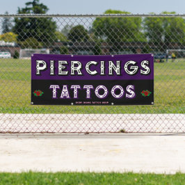 Vollständig individualisieren Tattoo Shop Attrakti Banner