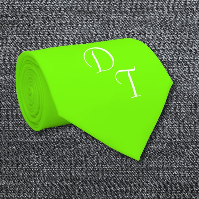 Vollständig nebelgrün - Ihre Monogramme Krawatte (Von Creator hochgeladen)