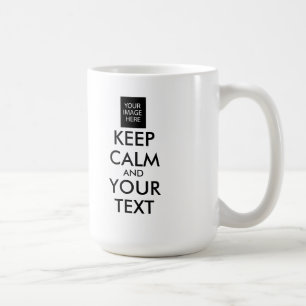 Vollständig personalisiert BEHALTEN Sie RUHE und Kaffeetasse