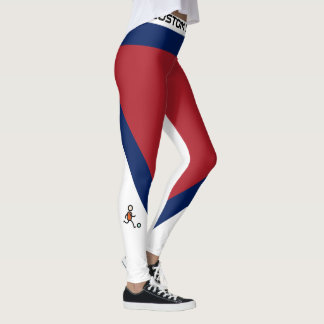 Vollständig personalisierter Fußballfan Leggings